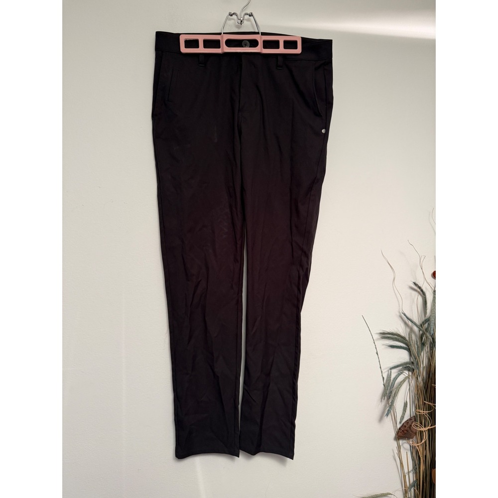 Vuori‎ Meta Pant Mens 30 Black V427 Recycled Polyester Performance Stretch Chino